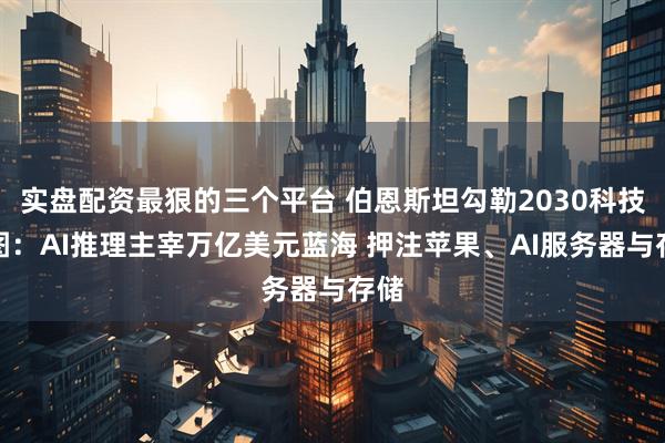 实盘配资最狠的三个平台 伯恩斯坦勾勒2030科技版图：AI推理主宰万亿美元蓝海 押注苹果、AI服务器与存储