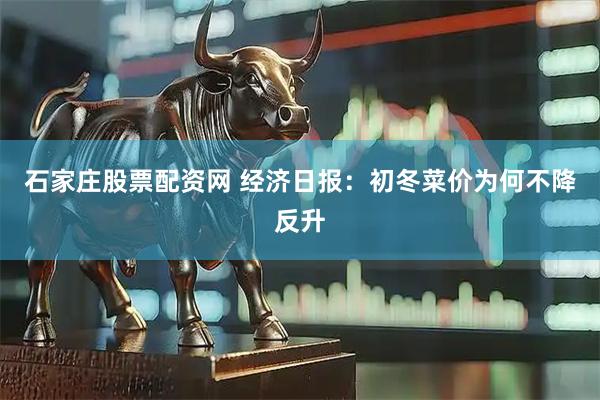 石家庄股票配资网 经济日报：初冬菜价为何不降反升